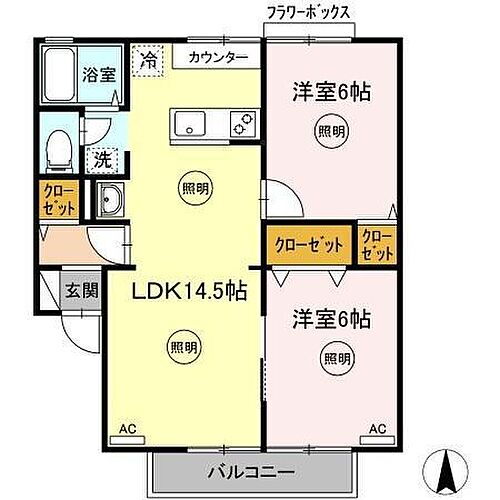 香川県高松市檀紙町417番地1 円座駅 2LDK アパート 賃貸物件詳細