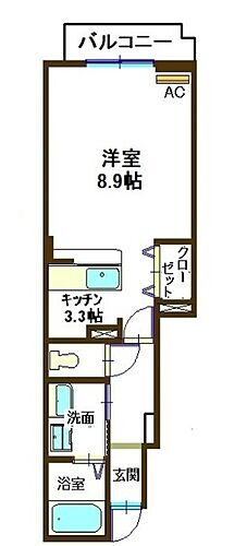 広島県福山市神辺町大字川北1610-1 神辺駅 1K アパート 賃貸物件詳細