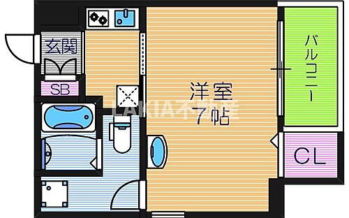 レクシア鶴ヶ丘 4階 1K 賃貸物件詳細