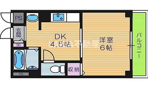 チコアドニス 7階 1DK 賃貸物件詳細