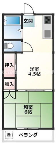 宮崎県都城市年見町34号6 都城駅 2K アパート 賃貸物件詳細