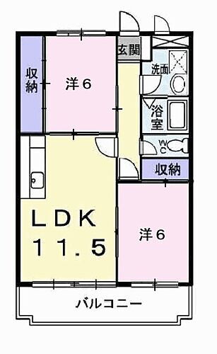 プランドール 1階 2LDK 賃貸物件詳細
