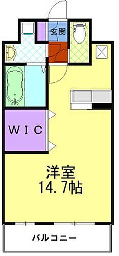 栃木県宇都宮市元今泉4丁目15-20 宇都宮駅 1K マンション 賃貸物件詳細