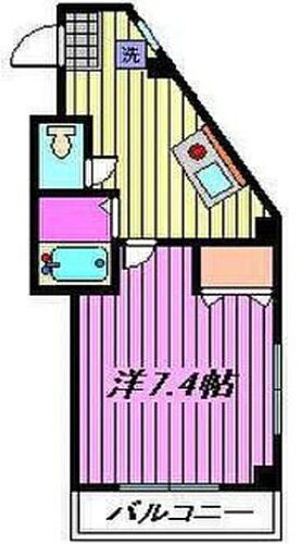 レフア南常盤台 4階 1K 賃貸物件詳細
