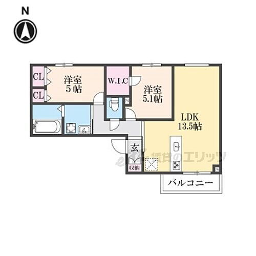 兵庫県宝塚市鹿塩１丁目 賃貸アパート