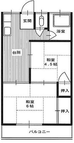 第２吉田文化 2階 2K 賃貸物件詳細