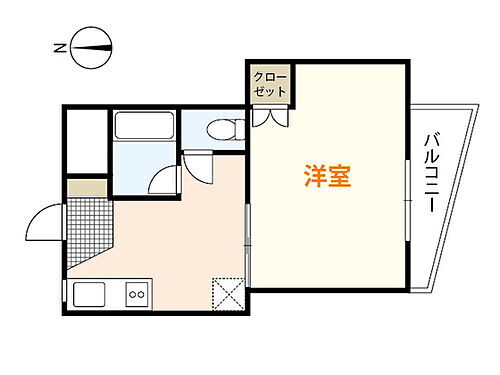 広島県広島市安佐南区中須1丁目 大町駅 1DK マンション 賃貸物件詳細