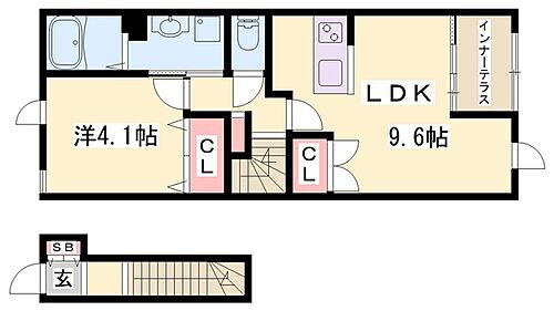 兵庫県赤穂市大町 賃貸アパート