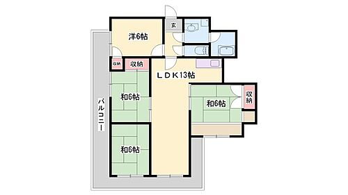 兵庫県姫路市延末 手柄駅 3LDK マンション 賃貸物件詳細