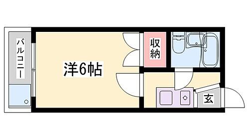 アルファ嬉野 1階 1K 賃貸物件詳細