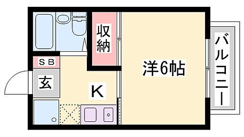 レッセ・フェール新在家 2階 1K 賃貸物件詳細
