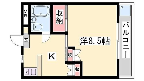 兵庫県赤穂郡上郡町高田台4丁目 上郡駅 1K アパート 賃貸物件詳細