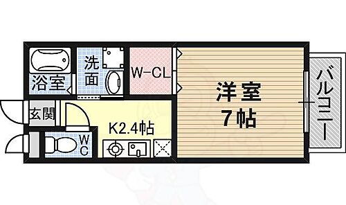 大阪府茨木市東太田4丁目3番5号 富田駅 1K アパート 賃貸物件詳細