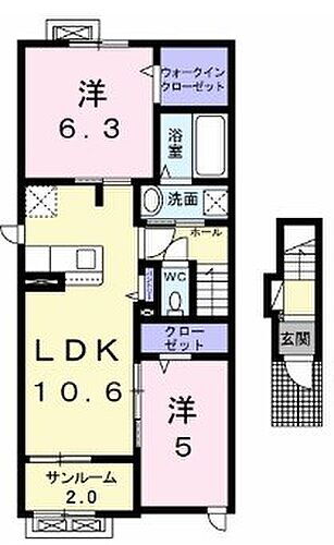 兵庫県朝来市和田山町法興寺 賃貸アパート