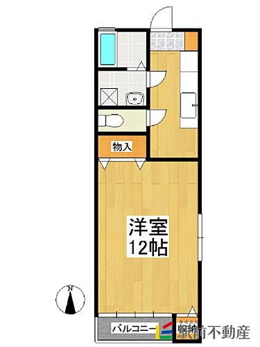 福岡県八女市緒玉254-1 羽犬塚駅 1K アパート 賃貸物件詳細