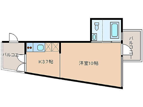 ＭｄＣ 3階 1K 賃貸物件詳細