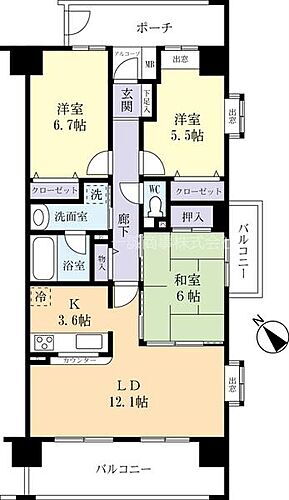 ハーモニータウン新取手弐番館 5階 3LDK 賃貸物件詳細