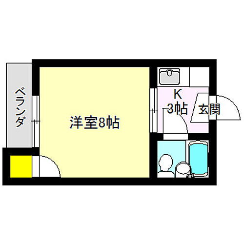 東栄コーポ 1階 1K 賃貸物件詳細
