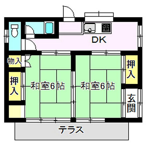 群馬県高崎市上佐野町 高崎駅 2DK 一戸建て 賃貸物件詳細