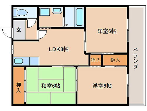 奈良県大和高田市曽大根1丁目 高田市駅 3LDK マンション 賃貸物件詳細