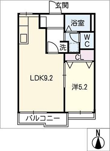 メゾン・カフェオーレ 2階 1LDK 賃貸物件詳細