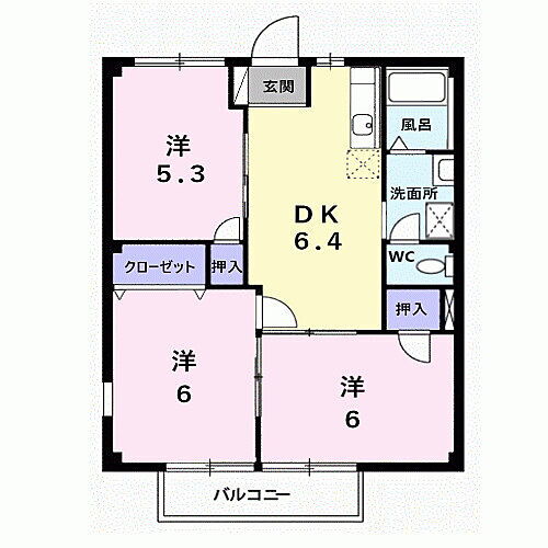 愛知県春日井市柏原町2丁目161 勝川駅 3DK アパート 賃貸物件詳細