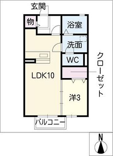 愛知県常滑市千代ケ丘3丁目 常滑駅 1LDK アパート 賃貸物件詳細