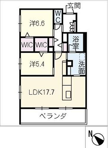 愛知県名古屋市名東区高針2丁目 一社駅 2LDK マンション 賃貸物件詳細