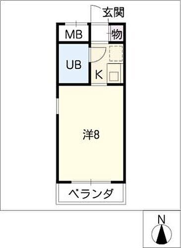 グリーンテラス２０ 4階 1K 賃貸物件詳細