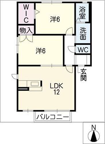 岐阜県関市上白金 岐阜駅 2LDK アパート 賃貸物件詳細