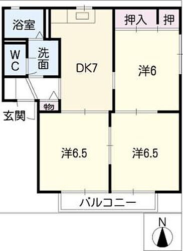 ルミエール・コーポ　Ｃ棟 1階 3DK 賃貸物件詳細