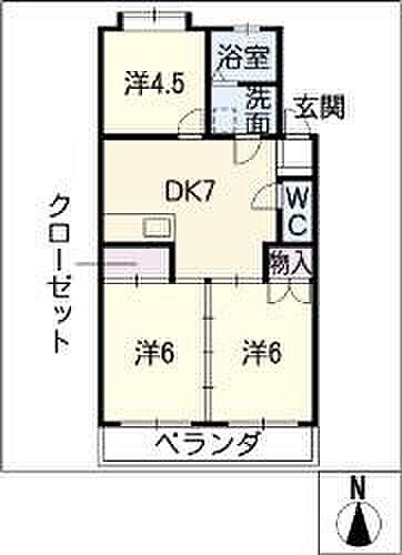 東校グリーンハイツ 4階 3DK 賃貸物件詳細