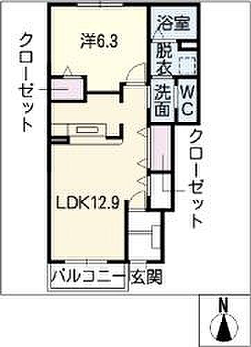 岐阜県加茂郡川辺町下川辺字田尻30番地3 古井駅 1LDK アパート 賃貸物件詳細