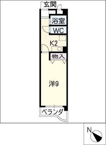 サン・モール井田野並 5階 1K 賃貸物件詳細