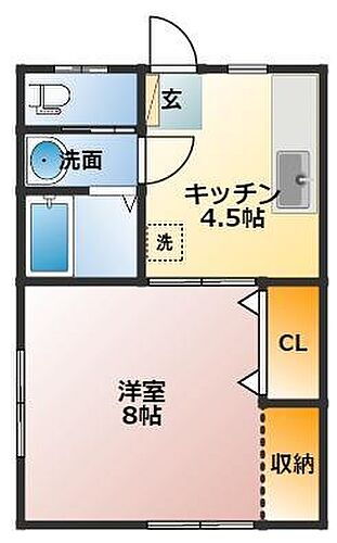 ロジュマン小中野 3階 1K 賃貸物件詳細