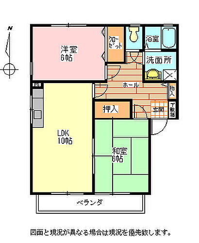 サンヴィラＢ 1階 2LDK 賃貸物件詳細