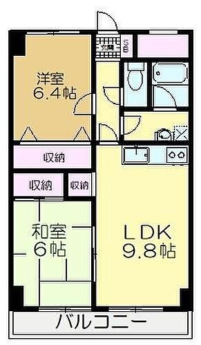 ラフィネ佐倉 3階 2LDK 賃貸物件詳細