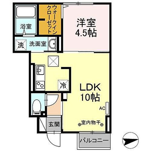 鳥取県米子市西福原8丁目14-30 後藤駅 1LDK アパート 賃貸物件詳細