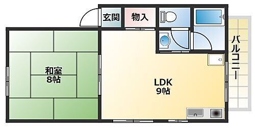 京都府京都市山科区御陵別所町 賃貸アパート