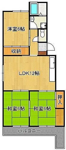 福岡県北九州市八幡西区下上津役4丁目 黒崎駅 3LDK マンション 賃貸物件詳細