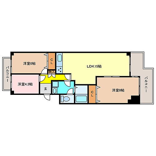 滋賀県大津市におの浜4丁目 膳所駅 3LDK マンション 賃貸物件詳細