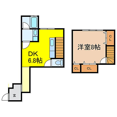 滋賀県大津市中央1丁目 びわ湖浜大津駅 1DK アパート 賃貸物件詳細