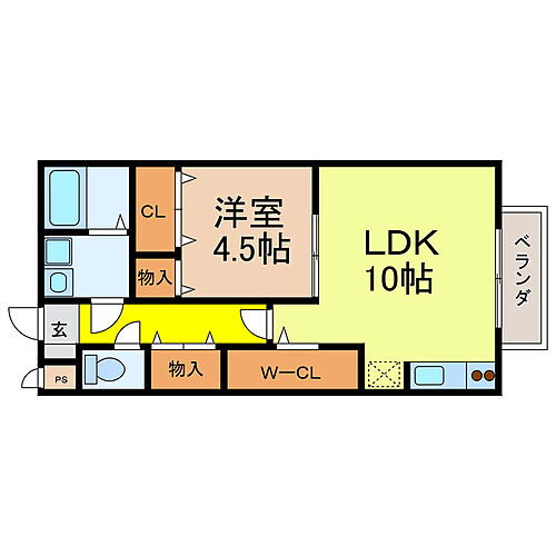 滋賀県大津市大江7丁目 瀬田駅 1LDK アパート 賃貸物件詳細