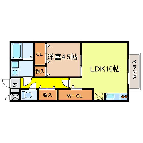 滋賀県大津市大江7丁目 瀬田駅 1LDK アパート 賃貸物件詳細
