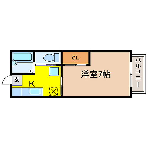 滋賀県大津市大江4丁目 瀬田駅 1K アパート 賃貸物件詳細