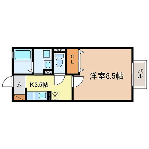 滋賀県大津市大将軍2丁目 瀬田駅 1K アパート 賃貸物件詳細