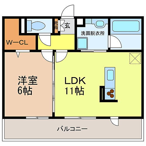 滋賀県大津市一里山5丁目 瀬田駅 1LDK アパート 賃貸物件詳細
