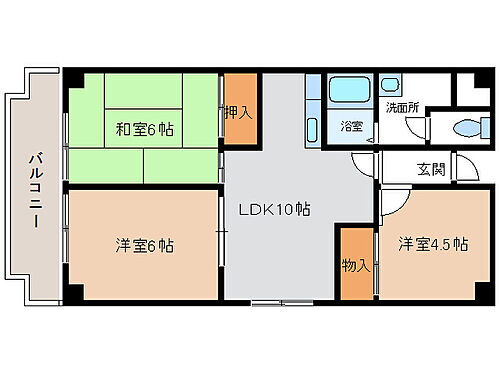 大阪府泉大津市二田町3丁目4-37 松ノ浜駅 3LDK マンション 賃貸物件詳細