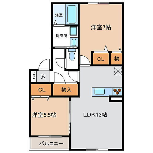 大阪府泉大津市助松町2丁目14-53 北助松駅 2LDK アパート 賃貸物件詳細