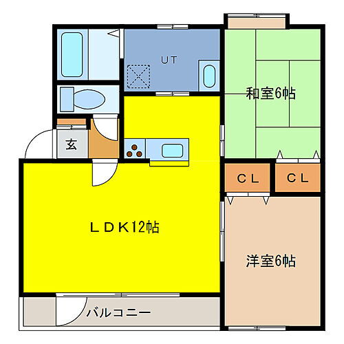 レジデンス但馬 2階 2LDK 賃貸物件詳細